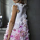 Felted dress for girls 'Pink vintage 2', Childrens Dress, Kemerovo,  Фото №1