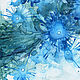 Painting: blue flowers. Pictures. Pictures for the soul (RozaSavinova). Online shopping on My Livemaster.  Фото №2