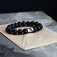 Raven bracelet    of lava and medical steel. Bead bracelet. Damba. Online shopping on My Livemaster.  Фото №2