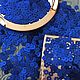 Matte flat sequins Andrea Bilics Italy 4mm, Royal Blue, Sequins, Jerusalem,  Фото №1