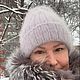Мастер класс по вязанию Женская шапка бини из пуха норки с отворотом, Мастер-классы, Москва,  Фото №1