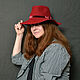 Федора "Вишня". Шляпы. NovozhilovaHats. Ярмарка Мастеров.  Фото №4