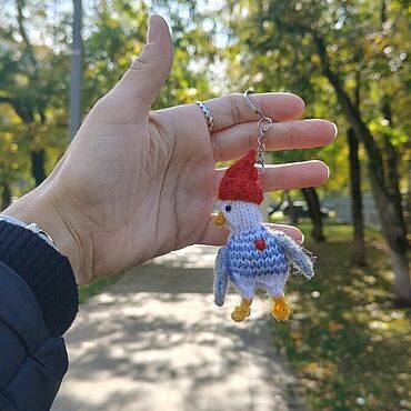 Сумки ручной работы. Ярмарка Мастеров - ручная работа Брелок чайка Петрович, обвес на сумку, брелок на рюкзак. Handmade.