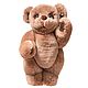 Мишка тедди из натурального меха большой коричневый. Мишки Тедди. Holich Toys Наталья Холкина. Интернет-магазин Ярмарка Мастеров.  Фото №2