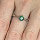 Сапфир природный(0.8 ct) в серебряном кольце (925). Кольца. Леони. Ярмарка Мастеров.  Фото №5