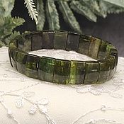 Украшения handmade. Livemaster - original item Green Tourmaline (Verdilite) Natural Bracelet. Handmade.