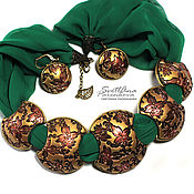 Украшения handmade. Livemaster - original item Autumn Chic Jewelry Set (241) designer jewelry. Handmade.