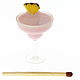  Розовый коктейль с ананасом, Кукольная еда, Саратов,  Фото №1