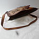 Leather bag with Prague engraving.In stock. Classic Bag. Innela- авторские кожаные сумки на заказ.. My Livemaster. Фото №5