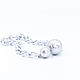 Цепь с хлопковым жемчугом. Колье. Elgrace Jewellery. Ярмарка Мастеров.  Фото №6