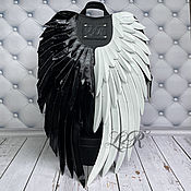 Сумки и аксессуары handmade. Livemaster - original item Women`s leather backpack wings 