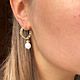Серьги-гвоздики с жемчугом. Серьги классические. Katerina Moroz accessories for you (katerinamoroz). Интернет-магазин Ярмарка Мастеров.  Фото №2
