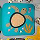 "Море" книжка из фетра для малышей. Подарки для новорожденных. Listayka_Ирина Томилина. Ярмарка Мастеров.  Фото №11