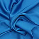 Шелк атлас - синий цвет