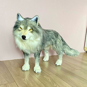 Серый волк. . Куклы и игрушки ручной работы - Ярмарка Мастеров Куклы и игрушки ручной работы. Ярмарка Мастеров - ручная работа Серый волк. Handmade.