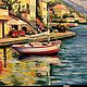 Order Oil painting 'Italy. Sunny day. Portofino ' landscape. HappyFingers Movie store (happyfingers). Livemaster. . Pictures Фото №3