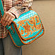 Women's leather bag 'Classic medium' - turquoise. Classic Bag. schwanzchen. My Livemaster. Фото №4