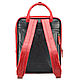 Leather backpack 'Kasandra' (blue and red). Backpacks. Russian leather Guild. My Livemaster. Фото №4