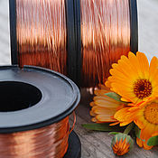 Материалы для творчества handmade. Livemaster - original item Copper wire in coils. Handmade.