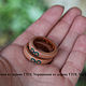 Copy of Copy of Copy of Copy of Copy of Wooden ring with emerald. Rings. The Tree of Life. Online shopping on My Livemaster.  Фото №2