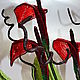 Red Calla bead 'Elegy'. Flowers. BeadedflowersShop. Online shopping on My Livemaster.  Фото №2