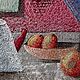 Заказать Картина декоративная Наивный натюрморт. Elena.artquilt. Ярмарка Мастеров. . Картины Фото №3