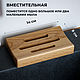 Заказать Деревянная мыльница из дуба. Столярная мастерская BESTPAL. Ярмарка Мастеров. . Мыльницы Фото №3