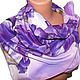 Batik handkerchief Mysterious purple. Shawls1. silkstory. Online shopping on My Livemaster.  Фото №2