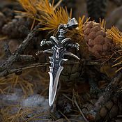 Украшения handmade. Livemaster - original item Pendant Frostmorn. World of Warcraft.  Warcraft brass Nickel silver. Handmade.