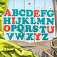 Cutting out of felt 'English alphabet', Felts, Kazan,  Фото №1