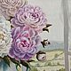 Картина с букетом пионов у окна Картина с пионами. Картины. Козютенко Елена (Kozyutenko Elena). Ярмарка Мастеров.  Фото №4