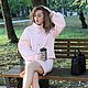 Костюм с начесом Бомбер+Юбка св.розовый. Костюмы. Margo_clo. Ярмарка Мастеров.  Фото №4