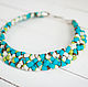 necklace 'turquoise'. Necklace. Marusini ukrashalochki. Online shopping on My Livemaster.  Фото №2