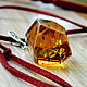 Amber. Red face pendant amber silver. Pendants. Frollena II. Natural Baltic amber. My Livemaster. Фото №6