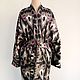 Uzbek cotton robe made of ikat. Boho coat, caftan. CHT001, Robes, Odintsovo,  Фото №1