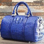 Сумки и аксессуары handmade. Livemaster - original item Travel/sports bag, made of embossed crocodile skin.. Handmade.