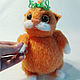 Kitty orange knitted soft toy gift. Fun. KnittedtoyRU. Online shopping on My Livemaster.  Фото №2