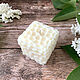 Aromatic candle (100% soy wax) Cube, Candles, Moscow,  Фото №1