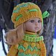 Sweater, scarf and hat for Paola Reina doll. Clothes for dolls. Clothes for dolls. DominikaSamara. My Livemaster. Фото №4