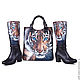 Womens boots 'the Master of taiga'. High Boots. Pelle Volare. My Livemaster. Фото №6