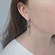 Серьги «Oblivion». Серьги классические. Olga Kokina_jewelry. Ярмарка Мастеров.  Фото №4