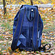Backpack denim Triangle II. Backpacks. bRucksack. My Livemaster. Фото №5