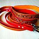 Leash for dogs, vodilka, leash leather leash-perastika. Accessories for Pets. AshotCraft. My Livemaster. Фото №6