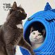 Заказать #КитСожралКота, Котодомик, ДОМ РЫБА-КИТ. КитСожралКота. Ярмарка Мастеров. . Домик для питомца Фото №3