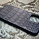 Case for Apple iPhone 12, made of genuine crocodile leather. Case. SHOES&BAGS. My Livemaster. Фото №4