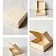 ОПТ от 100 шт, 8x8x2,5 см, коробка, крафт, Коробки, Нижний Новгород,  Фото №1
