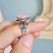 Кольцо "Бриллиантовый цветок" серебро 925 пробы цирконий