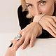 Заказать Кольцо с кристаллом Swarovski. For-you-for-soul. Ярмарка Мастеров. . Кольца Фото №3