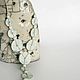 Заказать  Колье "Белый лист". Ceramics by Valentina Shtanko. Ярмарка Мастеров. . Бусы Фото №3