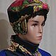 Шапка Берет утепленная с ушками Русский подарок женщине. Шапки. LusyStudio. Ярмарка Мастеров.  Фото №12
